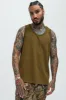 Croydon Textured Relaxed Tank - Olive sold by Fashion Nova