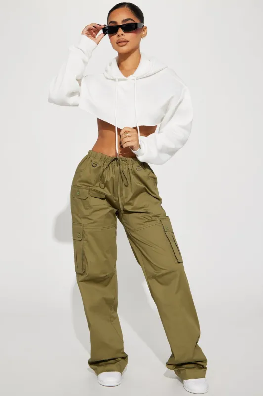 Minding Mine Cargo Pant - Olive sold by Fashion Nova