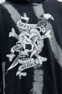 Ed Hardy Death Or Glory Hoodie - Black sold by Fashion Nova
