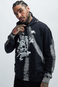 Ed Hardy Death Or Glory Hoodie - Black sold by Fashion Nova