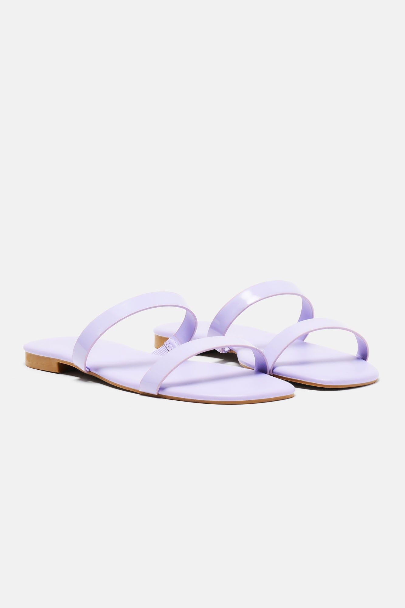 Nikkie Flat Sandals - Lavender sold by Fashion Nova product image thumbnail 2