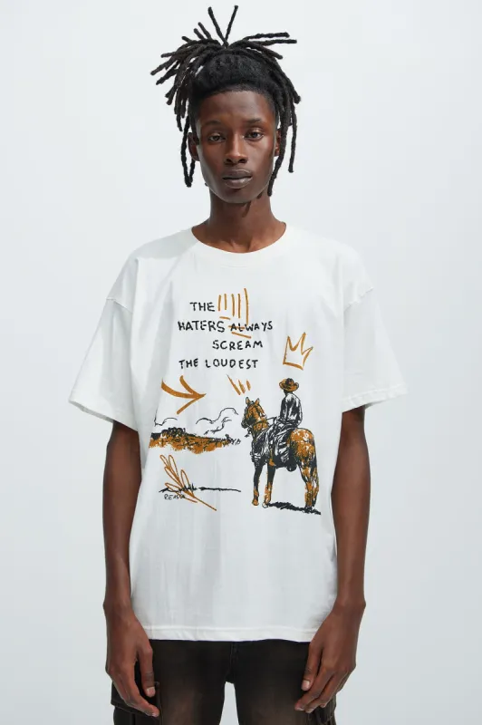 Cowboy Waterfall Short Sleeve Tee - Cream sold by Fashion Nova