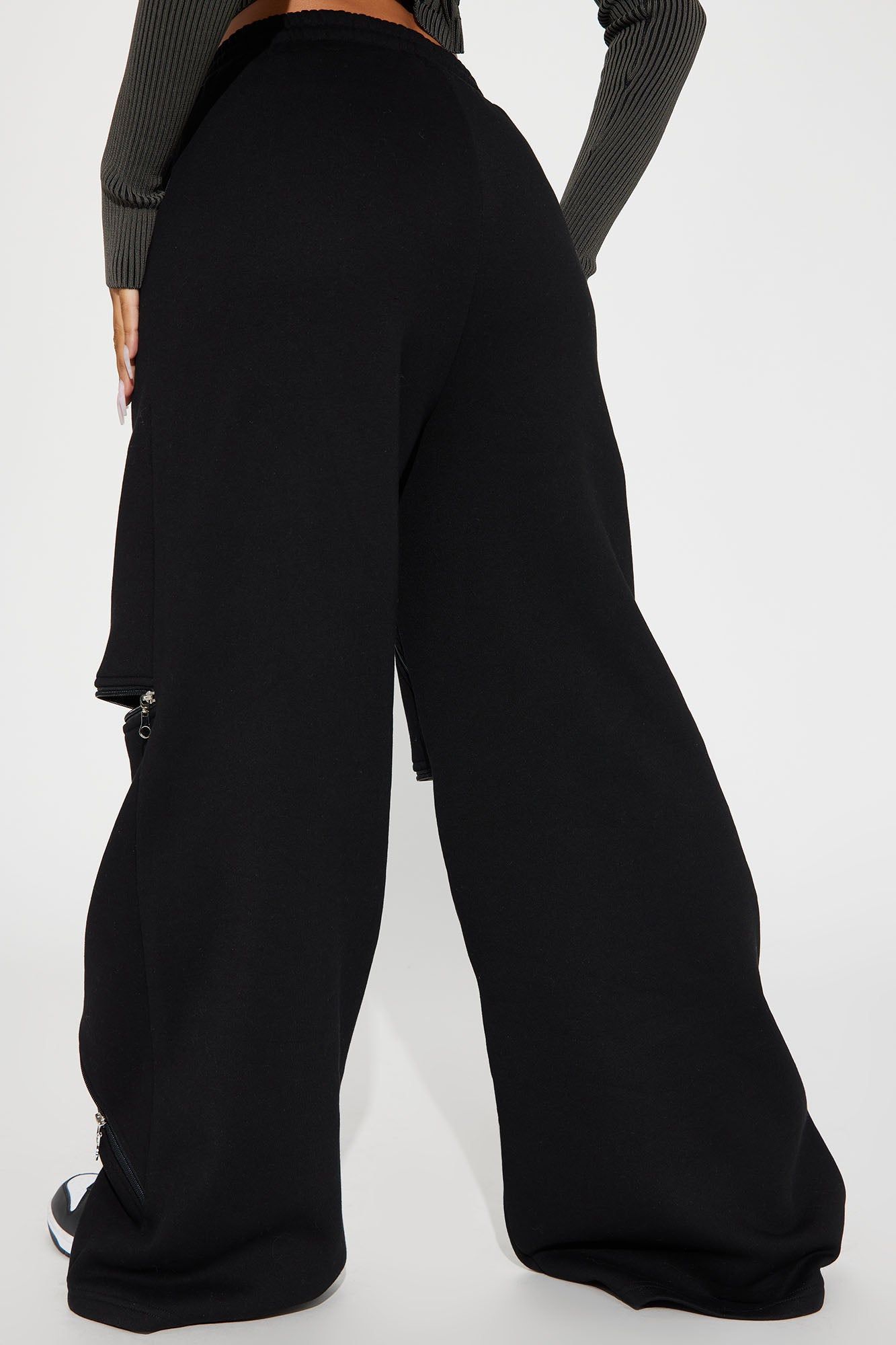 Zip It Lounge Pant - Black sold by Fashion Nova product image thumbnail 4