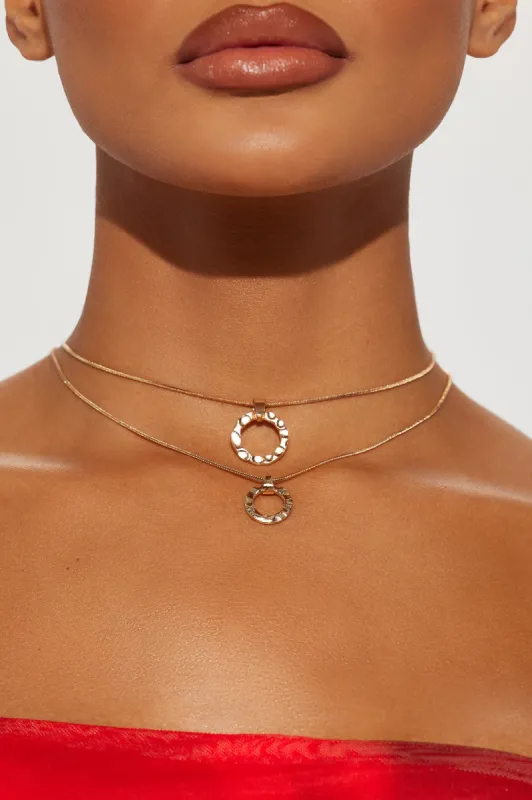 Hold The Truth Layered Necklace - Gold sold by Fashion Nova