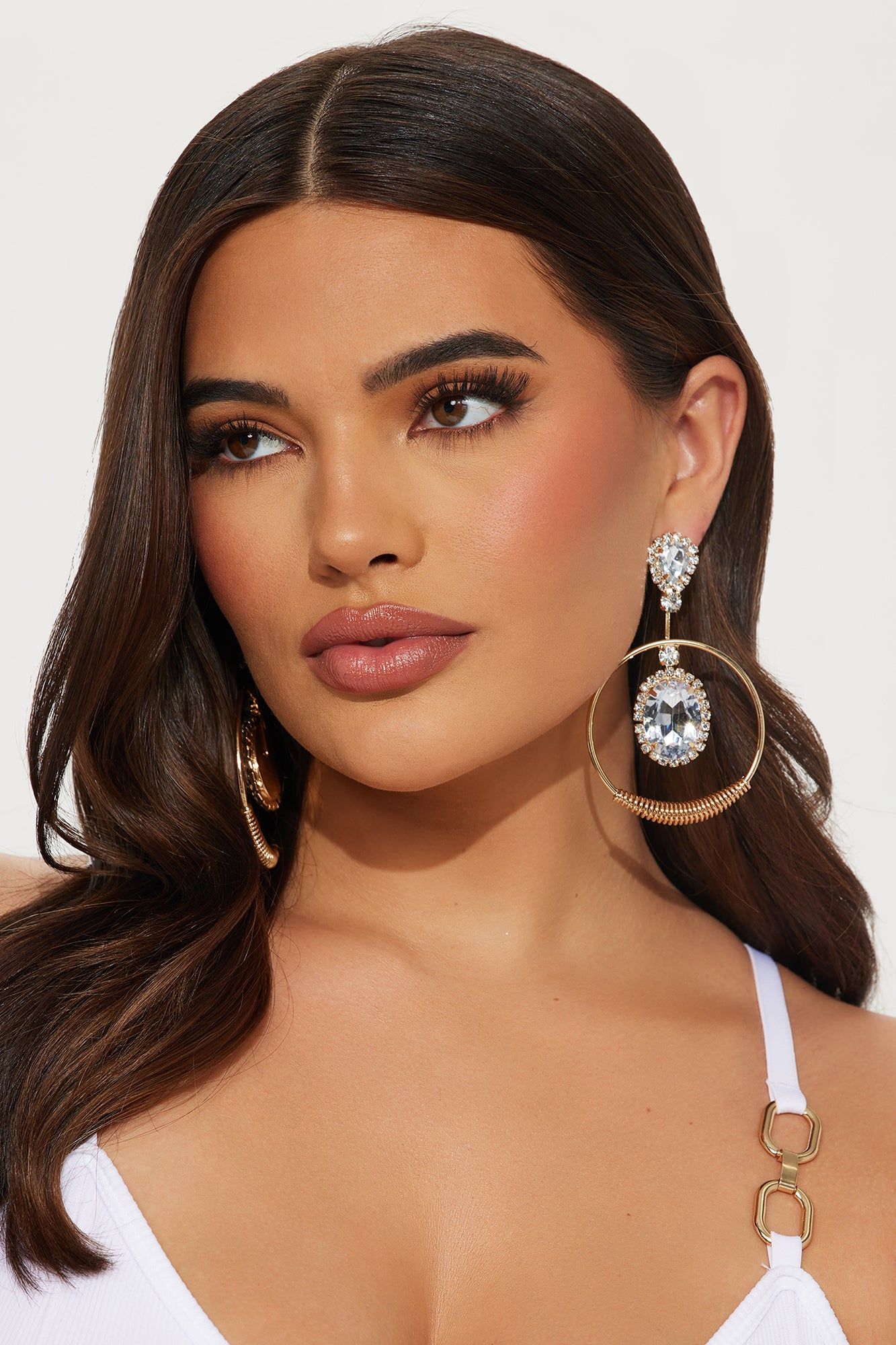 Penthouse Only Earrings - Gold sold by Fashion Nova product image thumbnail 2