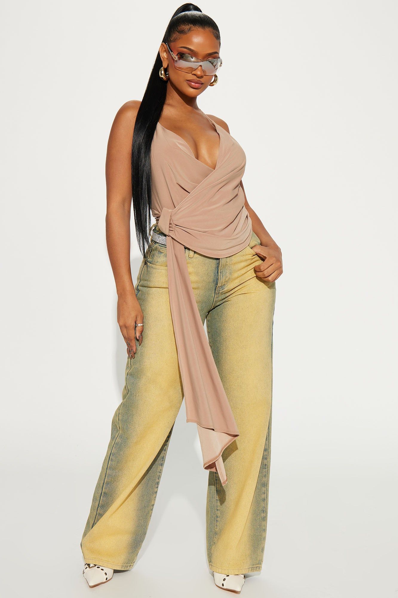 In Too Deep Top - Mocha sold by Fashion Nova product image thumbnail 2