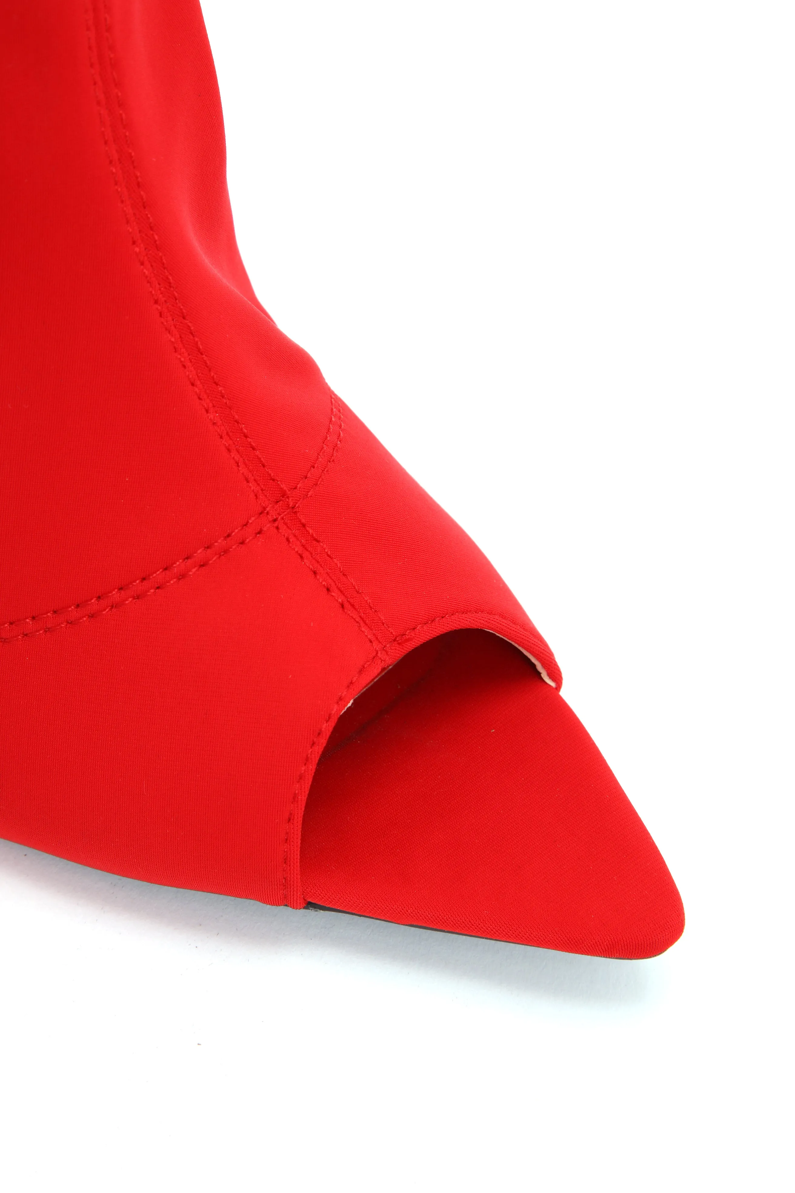 Not Much Longer Heeled Boot - Red sold by Fashion Nova product image thumbnail 4