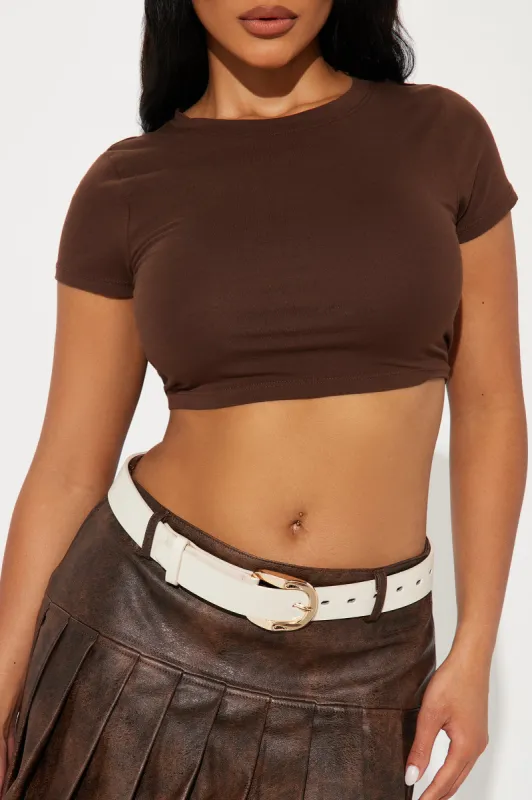 Adelina Belt - Ivory sold by Fashion Nova