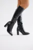Carson Knee High Boots - Black sold by Fashion Nova
