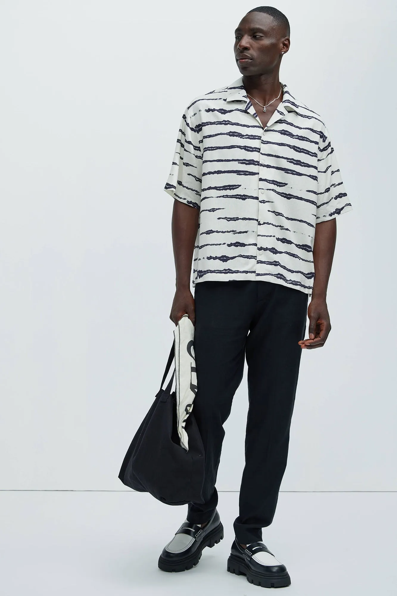 Monterrey Linen Shirt - White/combo sold by Fashion Nova product image thumbnail 2