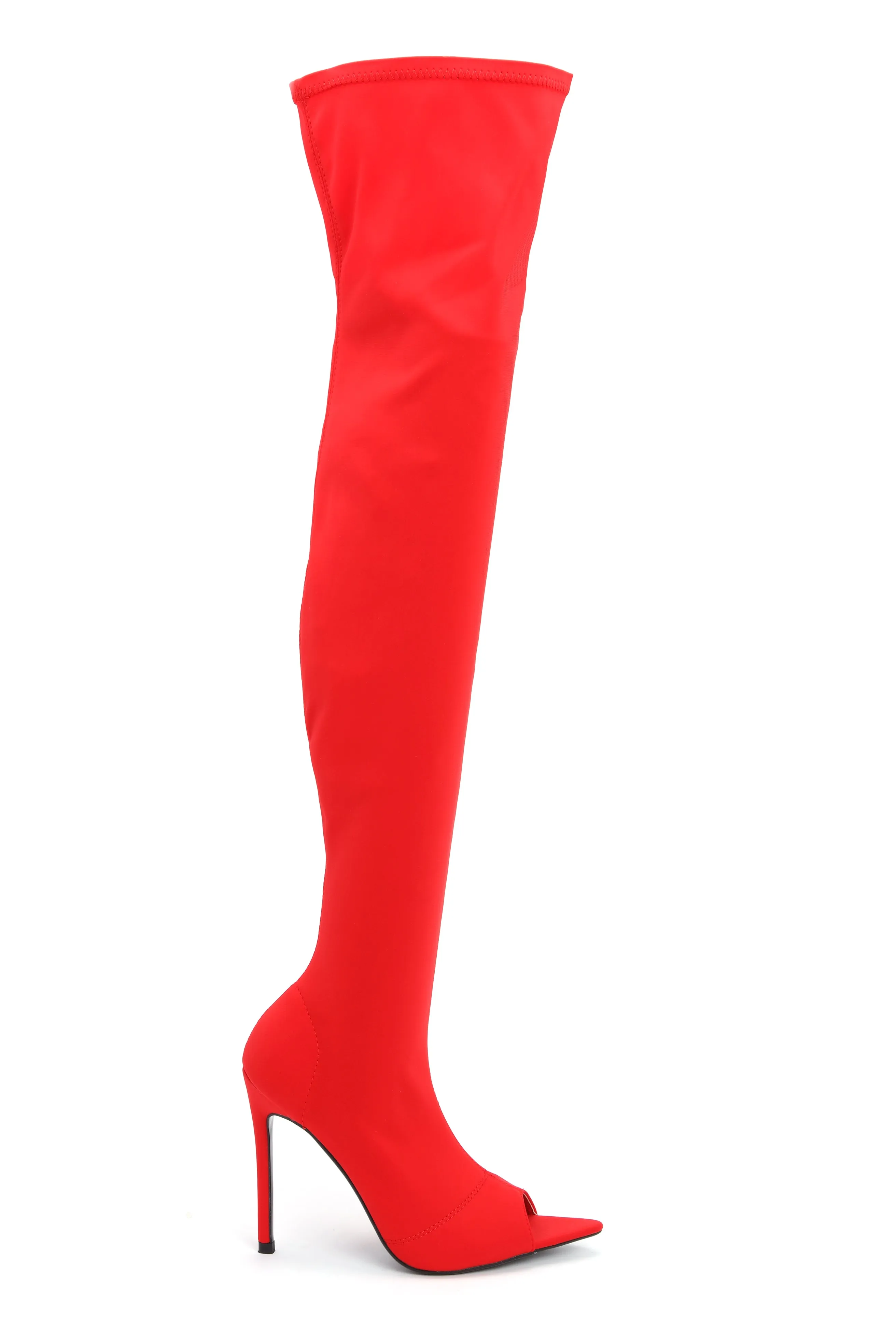 Not Much Longer Heeled Boot - Red sold by Fashion Nova product image thumbnail 2