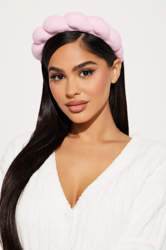 Get Ready With Me Headband - Pink sold by Fashion Nova