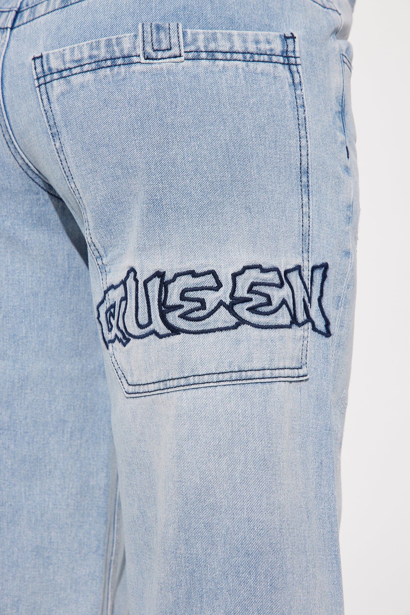 Brooklyn Heights Gaucho Jeans - Light Wash sold by Fashion Nova product image thumbnail 5