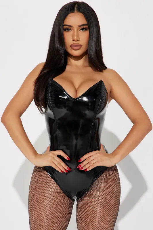 Sexy Babe 1 Piece Costume Starter - Black sold by Fashion Nova