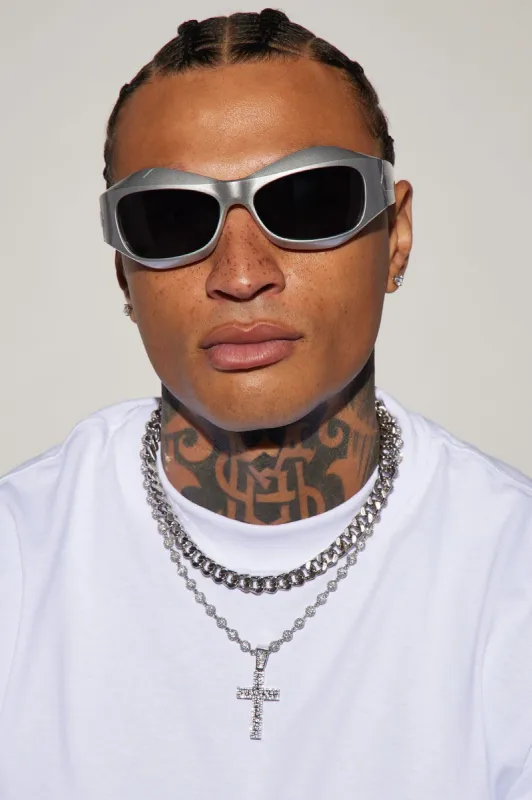 Speed Line Sunglasses - Silver sold by Fashion Nova