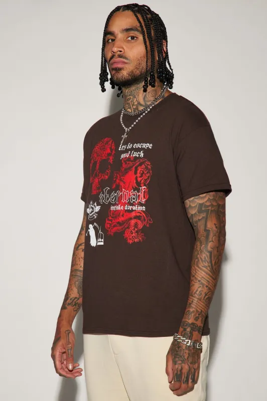 Eternal Duration Short Sleeve Tee - Brown sold by Fashion Nova