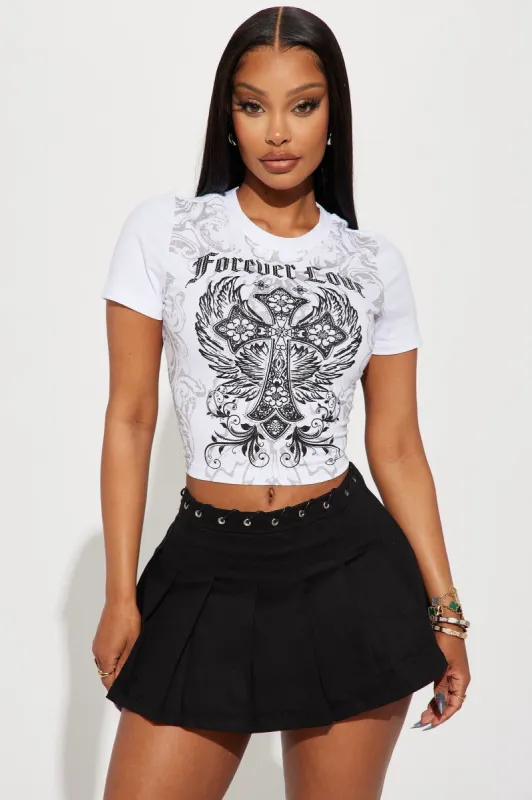 Not Your Average Angel Tee - Ivory sold by Fashion Nova