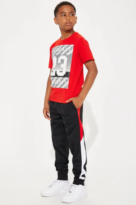 Mini Legendary 23 Jogger Set - Red made by Fashion Nova