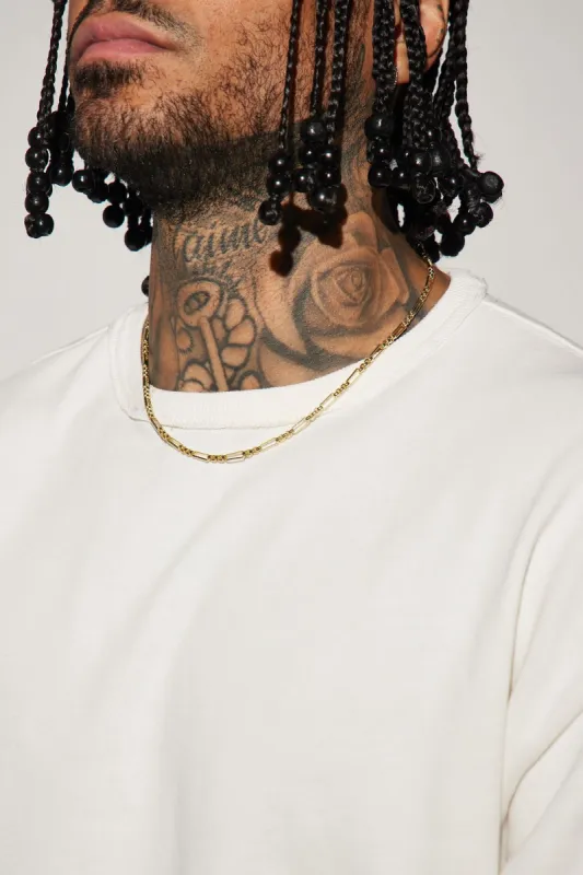 Station Box Chain Necklace - Gold sold by Fashion Nova