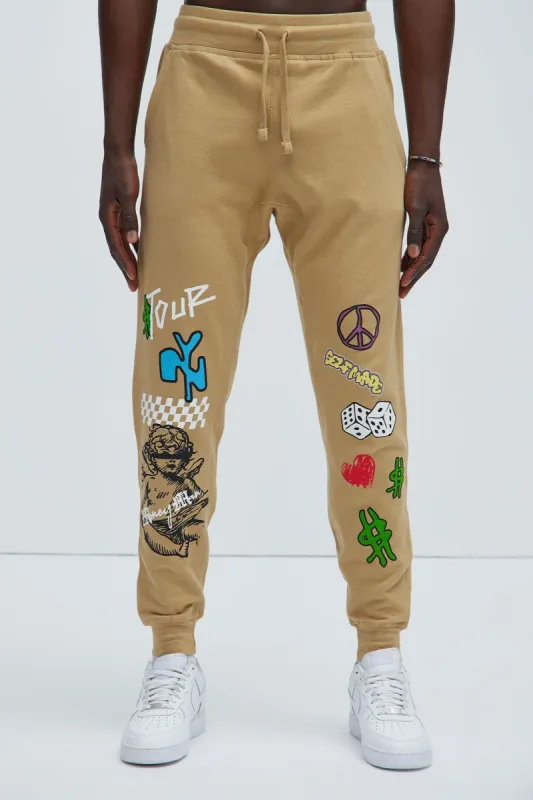 SELFMADE Jogger - Khaki sold by Fashion Nova