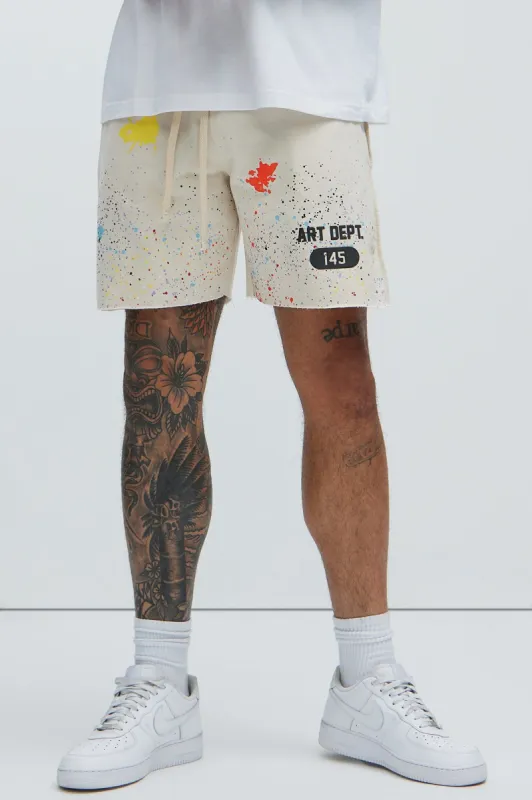 Art Dept. Sweatshorts - Tan sold by Fashion Nova
