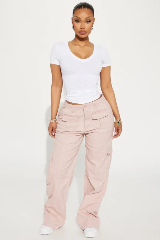 All My Life Cargo Pant - Pink sold by Fashion Nova