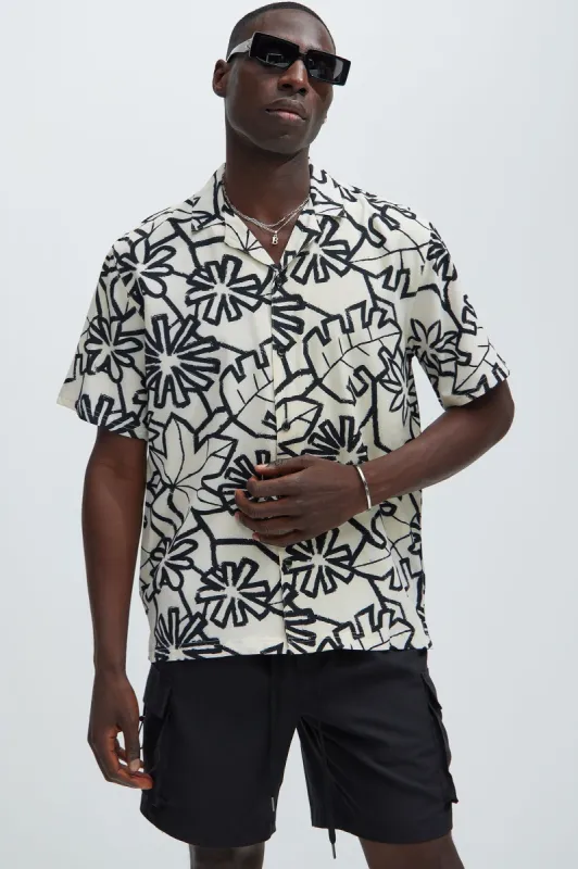 Flor De Shirt - Off  White/combo sold by Fashion Nova
