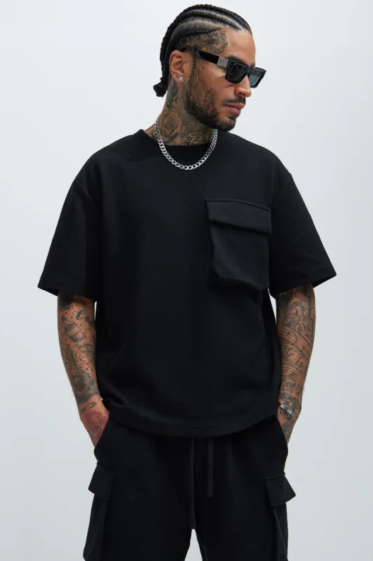Lewis Tee Shirt - Black sold by Fashion Nova