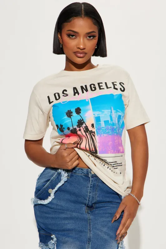 Los Angeles Views Graphic Tee - Cream sold by Fashion Nova