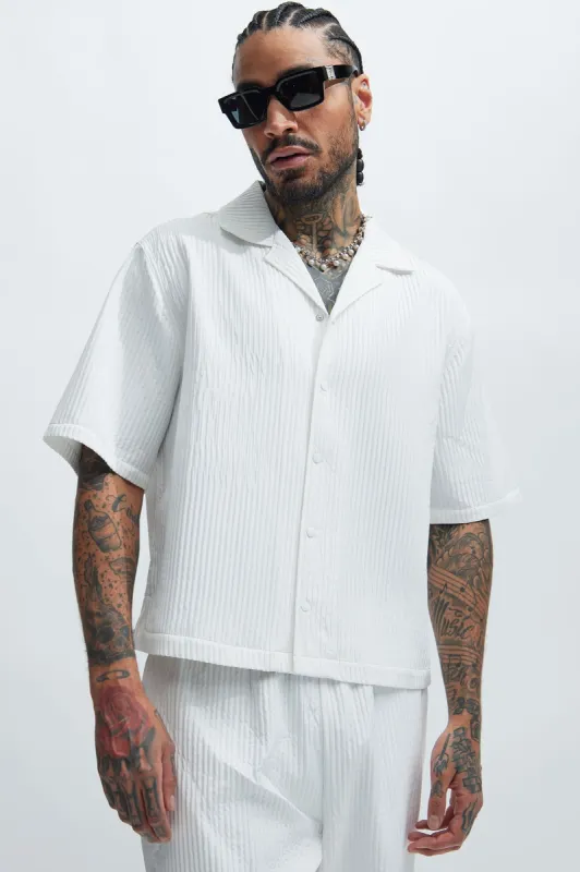 Santiago Shirt - White made by Fashion Nova