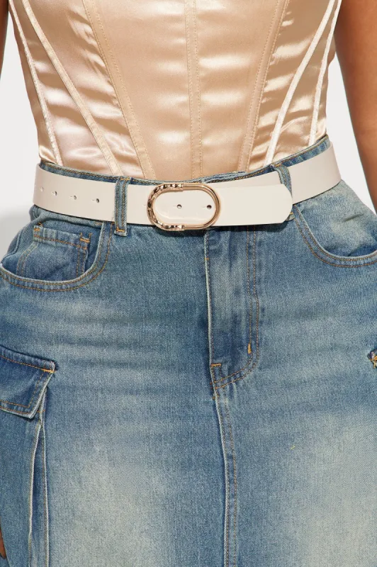 Something On My Mind Belt - Nude sold by Fashion Nova