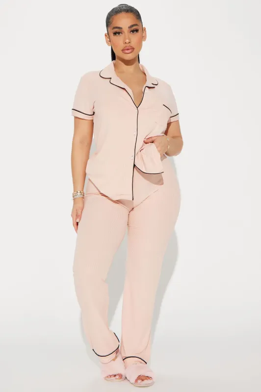 Snuggle Me PJ Pants Set - Caffe sold by Fashion Nova