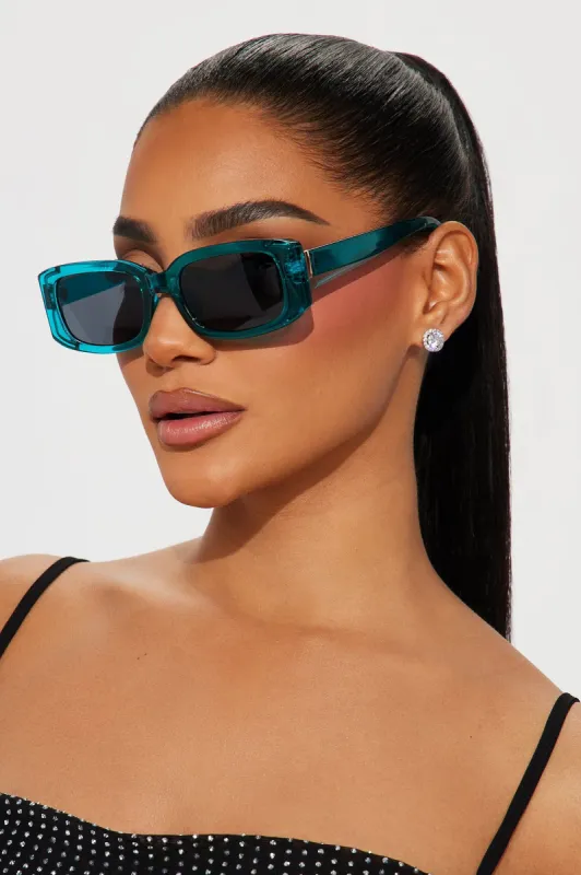 Mi Amor Sunglasses - Blue sold by Fashion Nova