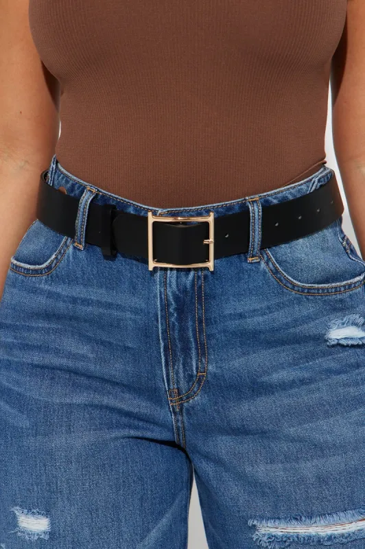 No Time To Stop Belt - Black sold by Fashion Nova