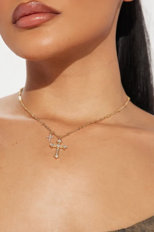 Let You Light Shine Necklace - Gold sold by Fashion Nova