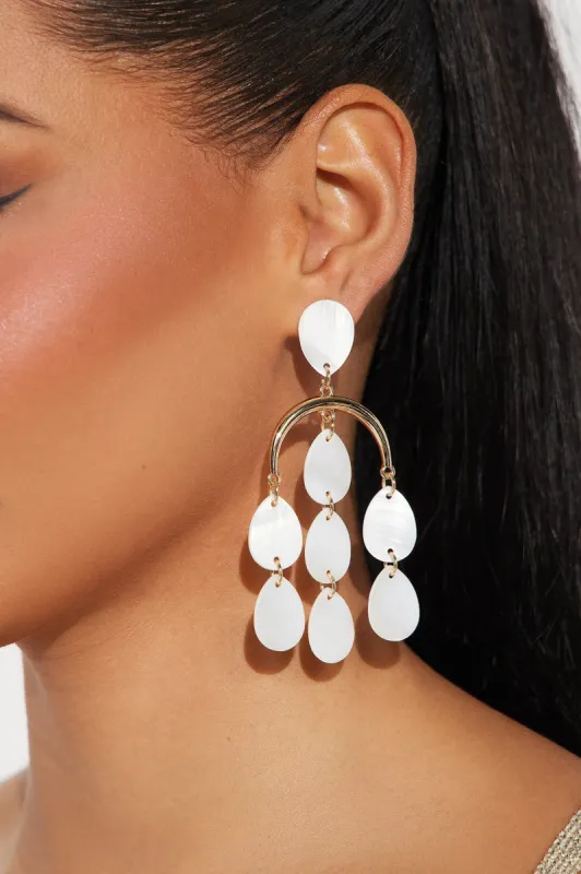 Mystical Mermaid Earrings  - Gold sold by Fashion Nova