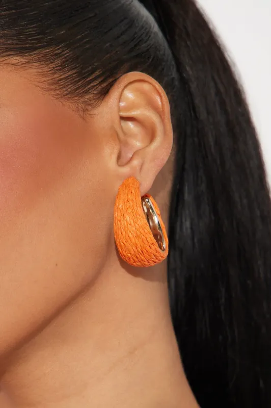 Cabo Sunset Earrings - Orange sold by Fashion Nova