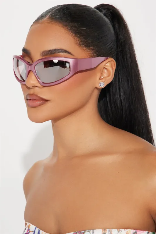 The Best Life Sunglasses - Pink sold by Fashion Nova