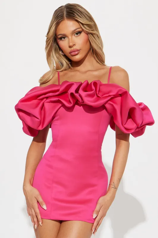 Lola Mini Dress - Hot Pink sold by Fashion Nova