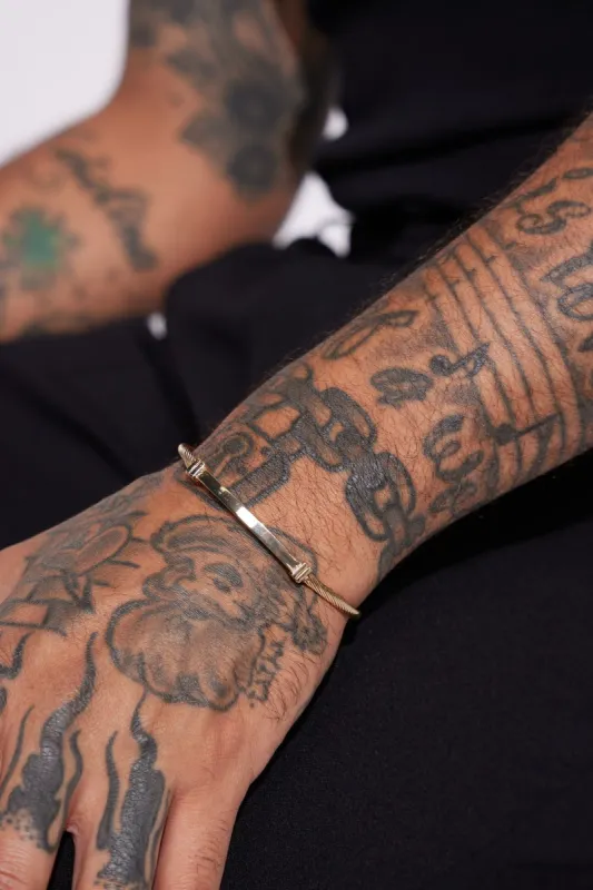 We Solid Bracelet - Gold sold by Fashion Nova