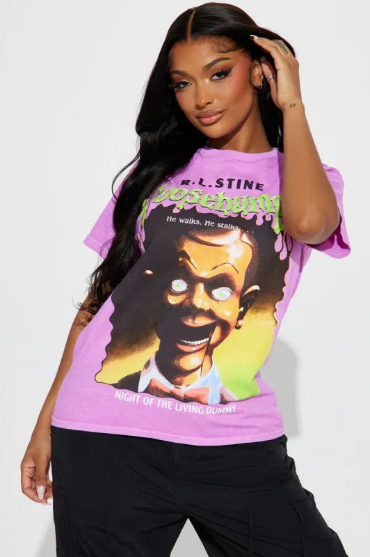 Dangerous Dummy Goosebumps Graphic Tee - Pink sold by Fashion Nova