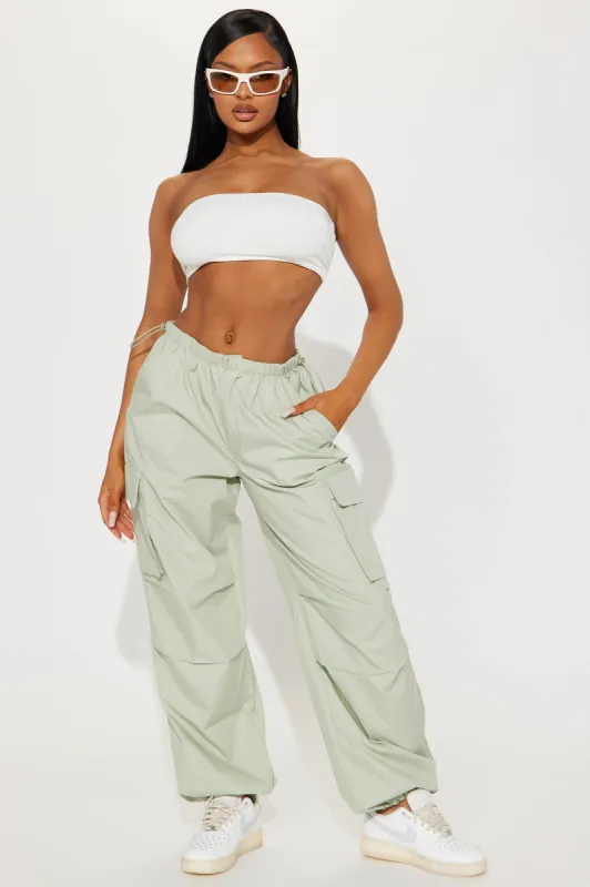 Let's Play Cargo Jogger - Sage sold by Fashion Nova