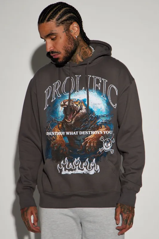 Prolific Hoodie - Charcoal sold by Fashion Nova