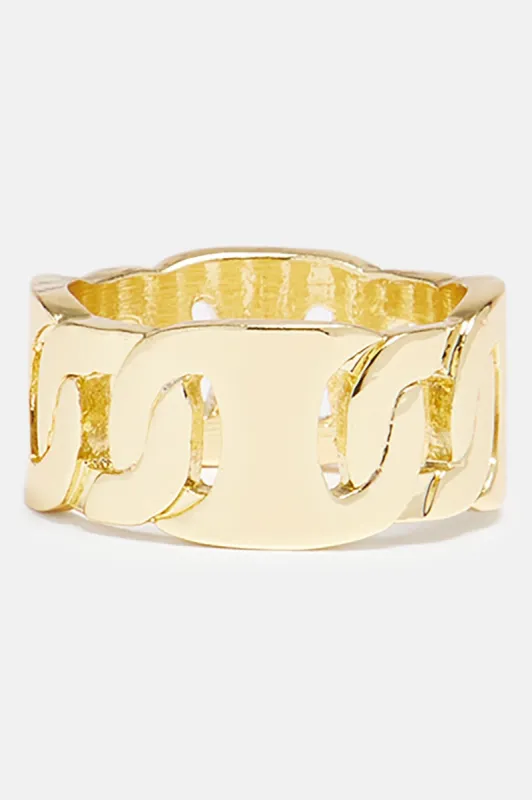 Locked In Ring - Gold sold by Fashion Nova
