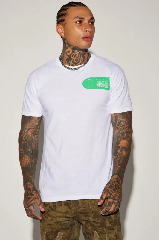 Los Angeles Dreamer Short Sleeve Tee - White sold by Fashion Nova