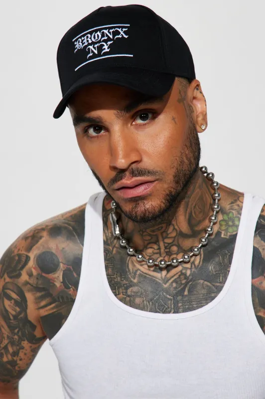 NY Bronx Snapback Hat - Black sold by Fashion Nova