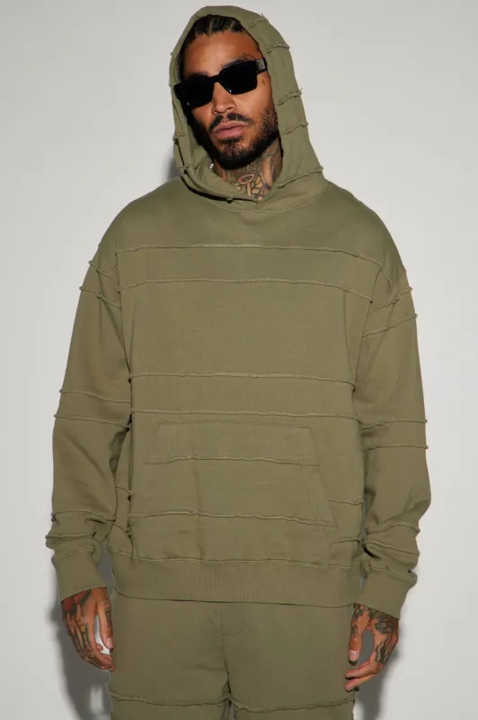 Tyson About Fray Hoodie - Olive sold by Fashion Nova
