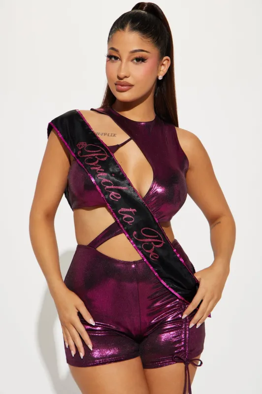 Bride To Be Party Sash - Black/Pink sold by Fashion Nova