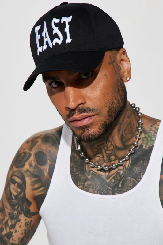 East Side Snapback Hat - Black sold by Fashion Nova