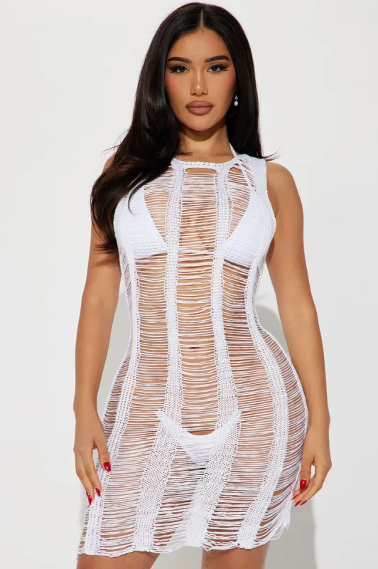 Bali Sands Cover Up Dress - White sold by Fashion Nova